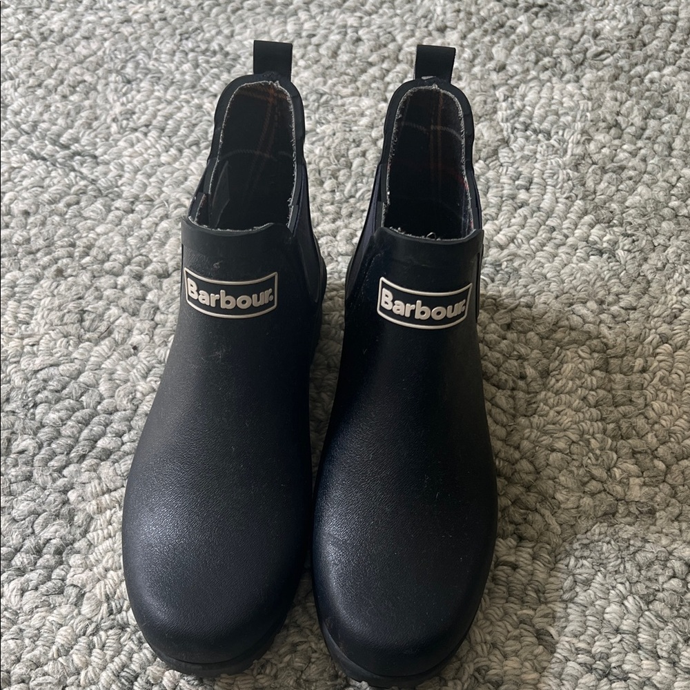 Barbour Navy Wilton Rain Boots